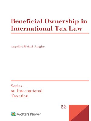 cover image of Beneficial Ownership in International Tax Law